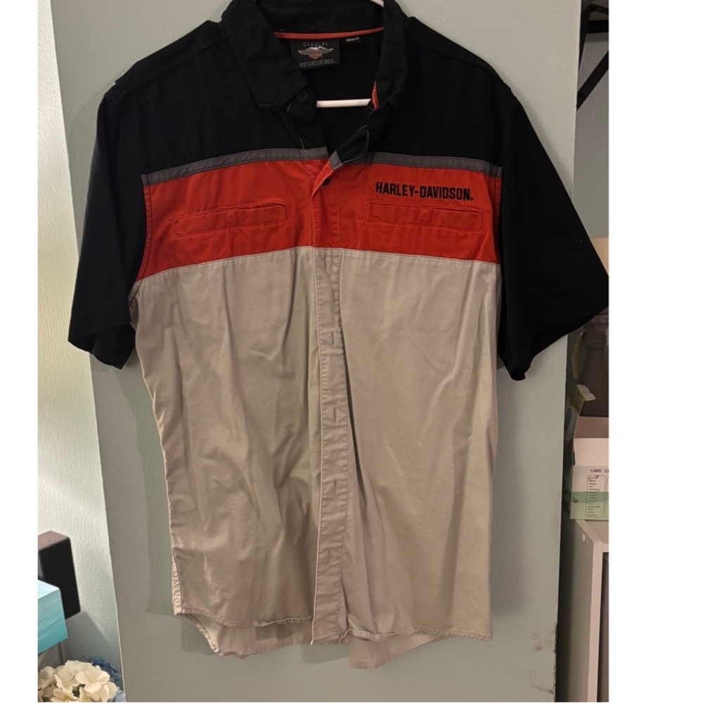 Harley Davidson button up